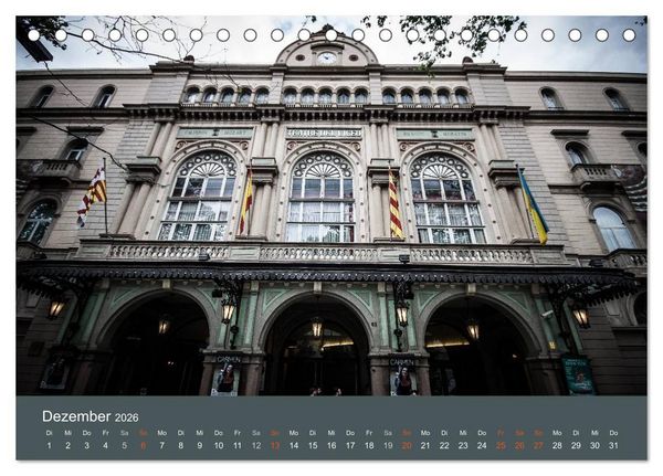 Produktbild: Barcelona - Faszinierende Architektur (Tischkalender 2026 DIN A5 quer), CALVENDO Monatskalender