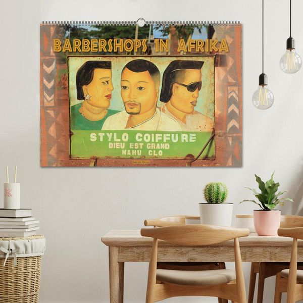 Produktbild: Barbershops in Afrika (Wandkalender 2026 DIN A2 quer), CALVENDO Monatskalender