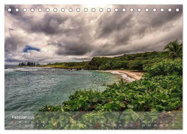 Produktbild: Hawaii - Maui Trauminsel im Pazifik (Tischkalender 2026 DIN A5 quer), CALVENDO Monatskalender