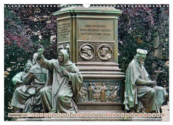 Produktbild: Hier war Martin Luther (Wandkalender 2027 DIN A3 quer), CALVENDO Monatskalender