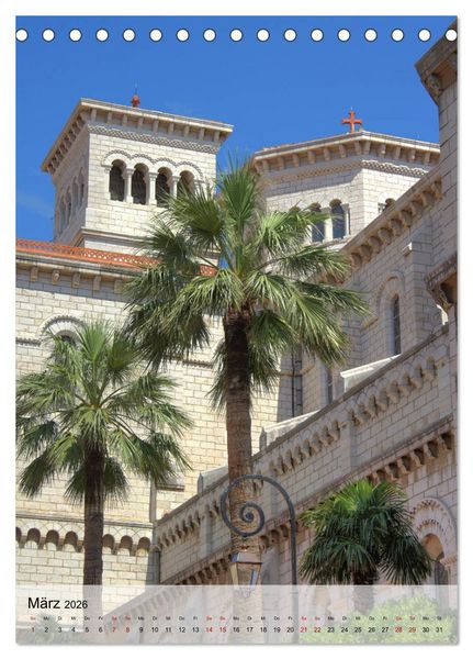 Produktbild: Monaco - Historisches Monaco (Tischkalender 2026 DIN A5 hoch), CALVENDO Monatskalender