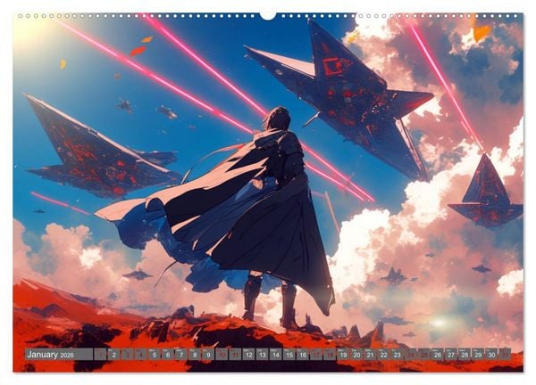Produktbild: Starlight Warriors (Wall Calendar 2026 DIN A2 landscape), CALVENDO 12 Month Wall Calendar