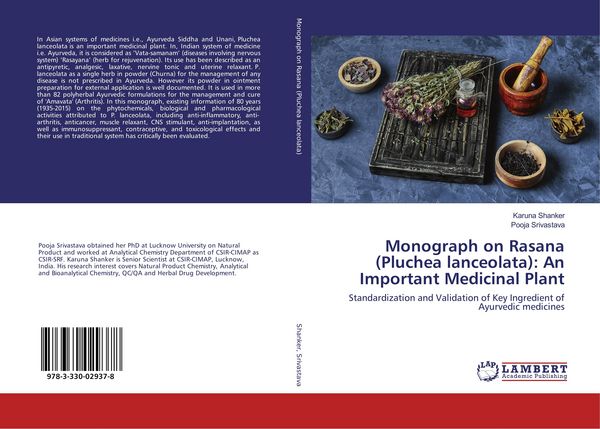 Produktbild: Monograph on Rasana (Pluchea lanceolata): An Important Medicinal Plant