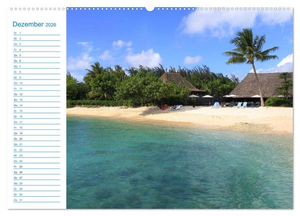 Produktbild: Franz&ouml;sisch-Polynesien - Trauminseln im S&uuml;dpazifik (Wandkalender 2026 DIN A2 quer), CALVENDO Monatskalender