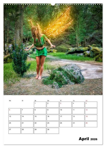 Produktbild: Im Land der imagin&auml;ren Feen (hochwertiger Premium Wandkalender 2026 DIN A2 hoch), Kunstdruck in Hochglanz
