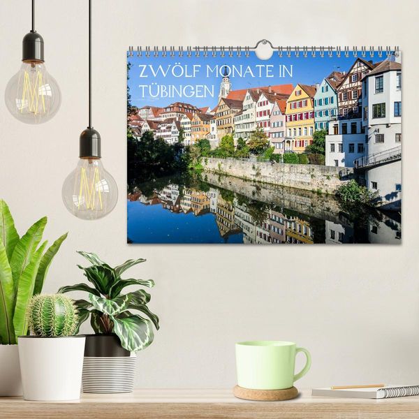 Produktbild: Zw&ouml;lf Monate in T&uuml;bingen (Wandkalender 2026 DIN A4 quer), CALVENDO Monatskalender