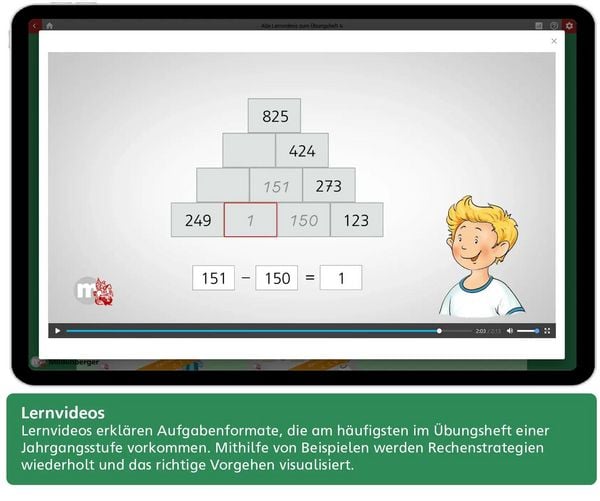 Produktbild: Das &Uuml;bungsheft Mathematik 4 - DIN A4