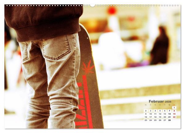 Produktbild: Skater. Skateboarding-Impressionen (hochwertiger Premium Wandkalender 2026 DIN A2 quer), Kunstdruck in Hochglanz