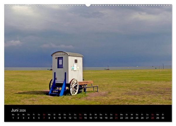 Produktbild: Ostfriesland (hochwertiger Premium Wandkalender 2026 DIN A2 quer), Kunstdruck in Hochglanz