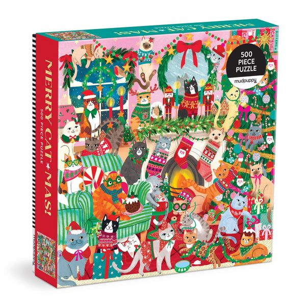 Produktbild: Merry Catmas! 500 Piece Family Puzzle