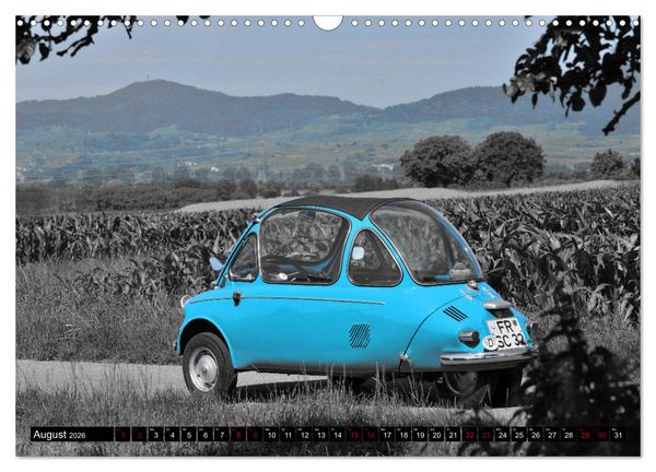 Produktbild: Historische Kleinwagen Made in Germany ART GALERIE (Wandkalender 2026 DIN A3 quer), CALVENDO Monatskalender