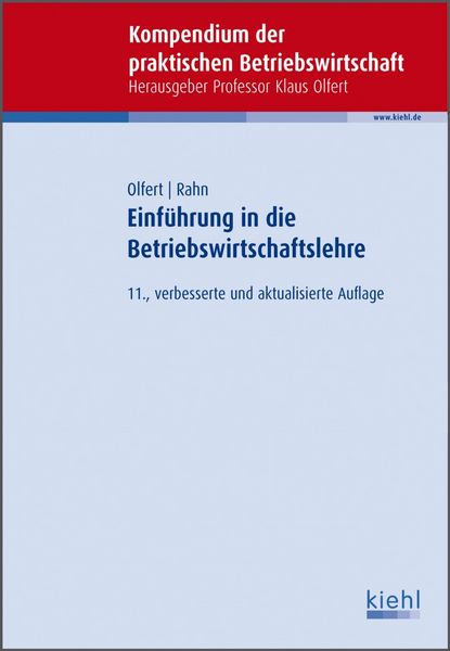 Einführung in die Betriebswirtschaftslehre, Taschenbuch von Horst-Joachim Rahn,Klaus Olfert, Nwb Verlag