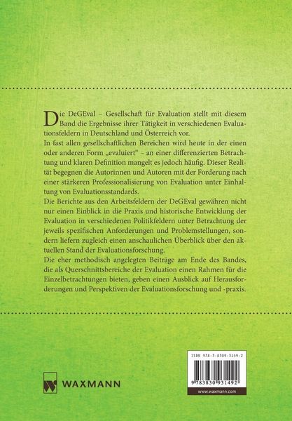 Produktbild: Evaluation in Deutschland und &Ouml;sterreich