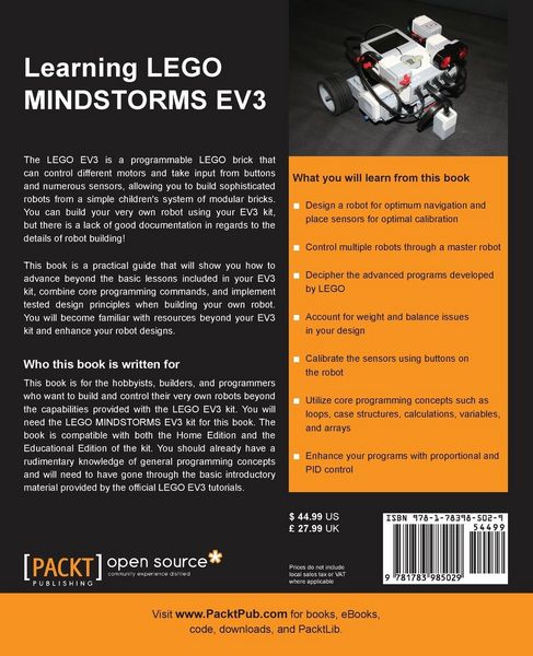 Produktbild: Learning LEGO Mindstorms EV3