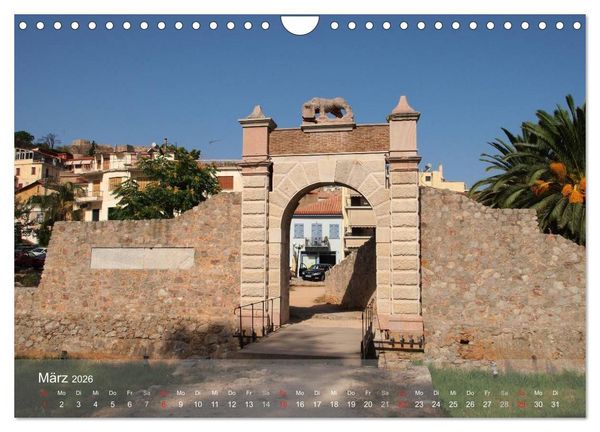 Produktbild: Nafplio &ndash; griechische Perle des Peloponnes (Wandkalender 2026 DIN A4 quer), CALVENDO Monatskalender