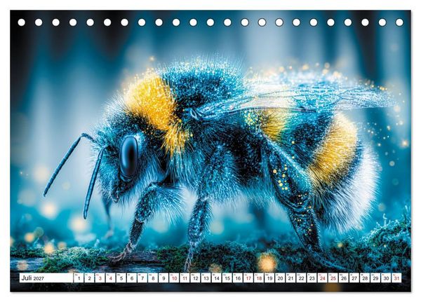 Produktbild: Magische Leuchtinsekten (Tischkalender 2027 DIN A5 quer), CALVENDO Monatskalender