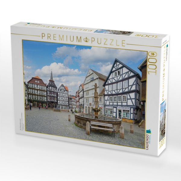 Produktbild: CALVENDO Puzzle Der Rolandsbrunnen | 1000 Teile Lege-Gr&ouml;&szlig;e 64x48cm Foto-Puzzle f&uuml;r gl&uuml;ckliche Stunden