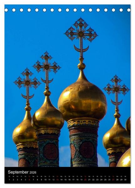 Produktbild: Moskau - Moscow - Ein Stadtportr&auml;t (Tischkalender 2026 DIN A5 hoch), CALVENDO Monatskalender