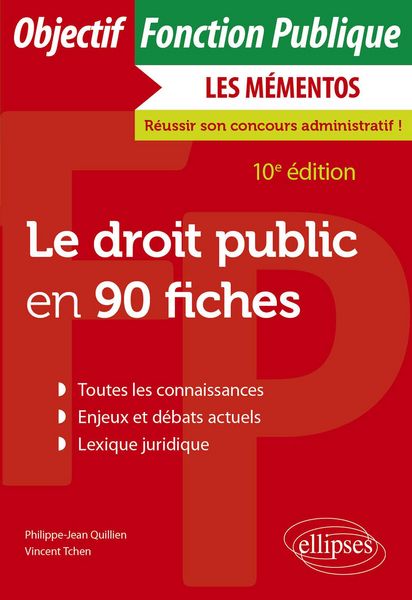 Produktbild: Le droit public en 90 fiches