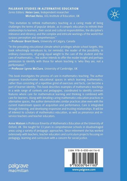 Produktbild: Care in Mathematics Education