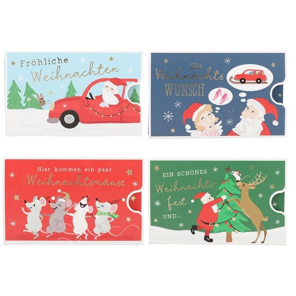 Produktbild: Weihnachtliche Gutscheink&auml;rtchen zum Herausziehen