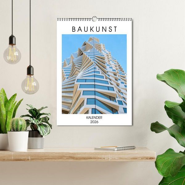 Produktbild: Baukunst (Wandkalender 2026 DIN A3 hoch), CALVENDO Monatskalender