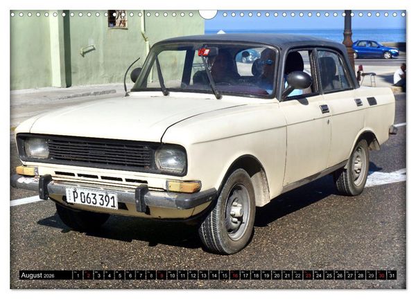 Produktbild: AUTO-LEGENDE MOSKWITSCH (Wandkalender 2026 DIN A3 quer), CALVENDO Monatskalender