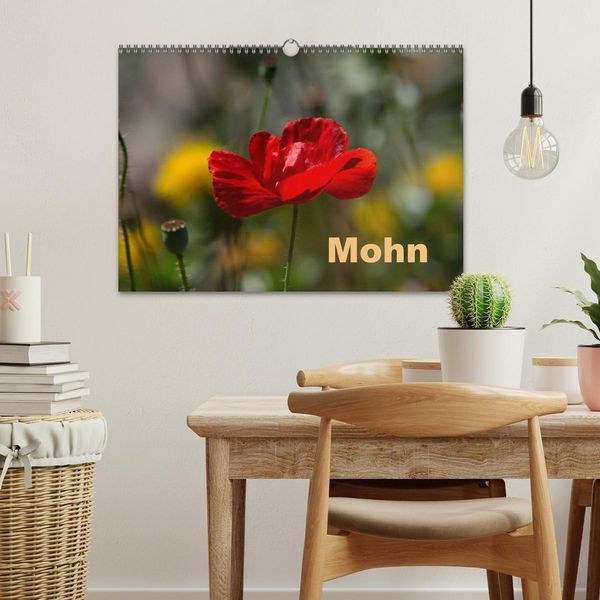 Produktbild: Mohn (Wandkalender 2026 DIN A3 quer), CALVENDO Monatskalender