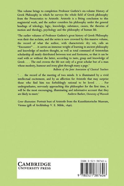Produktbild: A History of Greek Philosophy