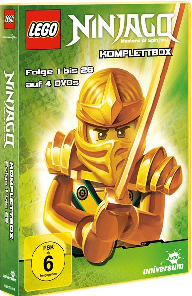 Produktbild: LEGO Ninjago - DVD-Box [4 DVDs]
