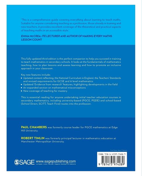 Produktbild: Teaching Mathematics in the Secondary School