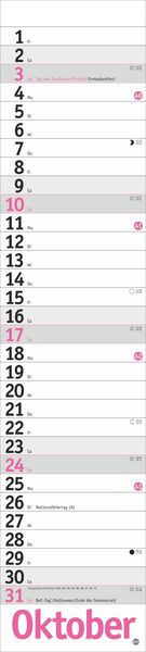 Produktbild: Langplaner, pink 2027