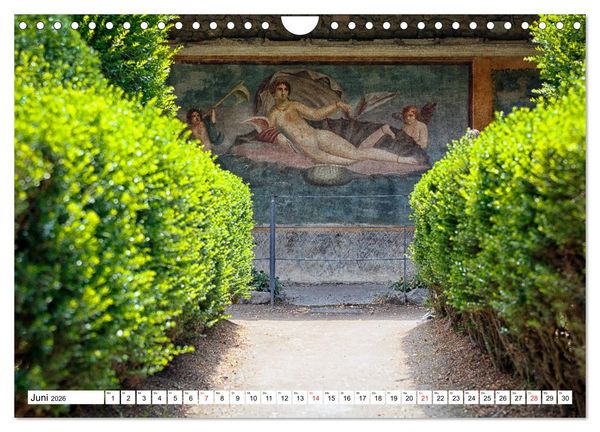 Produktbild: Versteinerte Stadt Pompeji (Wandkalender 2026 DIN A4 quer), CALVENDO Monatskalender