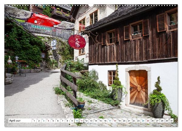 Produktbild: Hallstatt und der Hallst&auml;tter See (hochwertiger Premium Wandkalender 2027 DIN A2 quer), Kunstdruck in Hochglanz