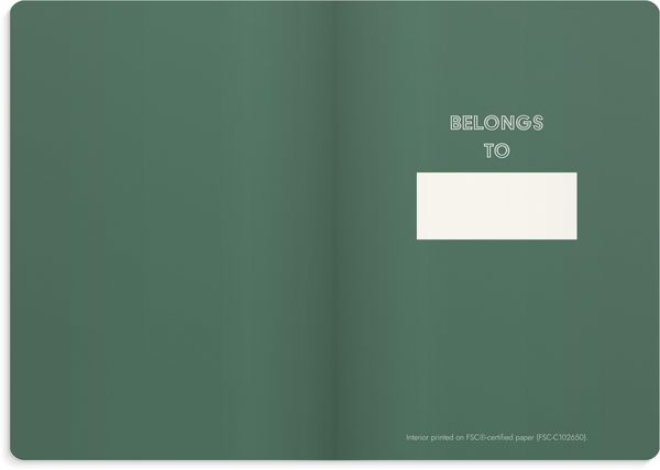 Produktbild: Burde Notizbuch Deluxe A5 dunkelgr&uuml;n