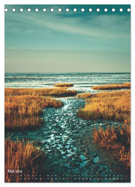 Produktbild: Farbenpracht Nordsee (Tischkalender 2026 DIN A5 hoch), CALVENDO Monatskalender