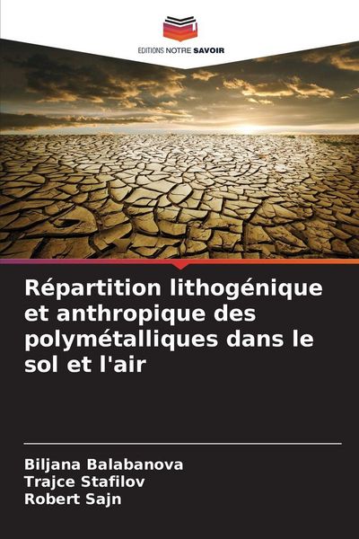 Produktbild: R&eacute;partition lithog&eacute;nique et anthropique des polym&eacute;talliques dans le sol et l'air