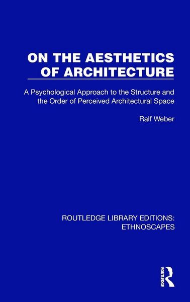 Produktbild: On the Aesthetics of Architecture