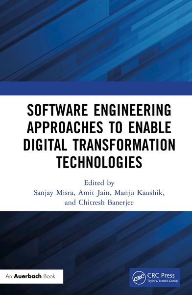 Produktbild: Software Engineering Approaches to Enable Digital Transformation Technologies