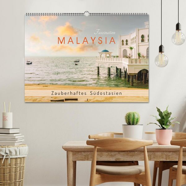 Produktbild: Faszination Malaysia Zauberhaftes S&uuml;dostasien (Wandkalender 2026 DIN A2 quer), CALVENDO Monatskalender