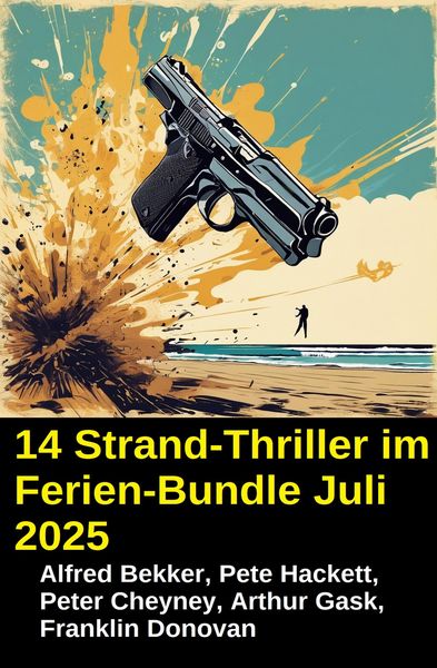 Produktbild: 14 Strand-Thriller im Ferien-Bundle Juli 2025