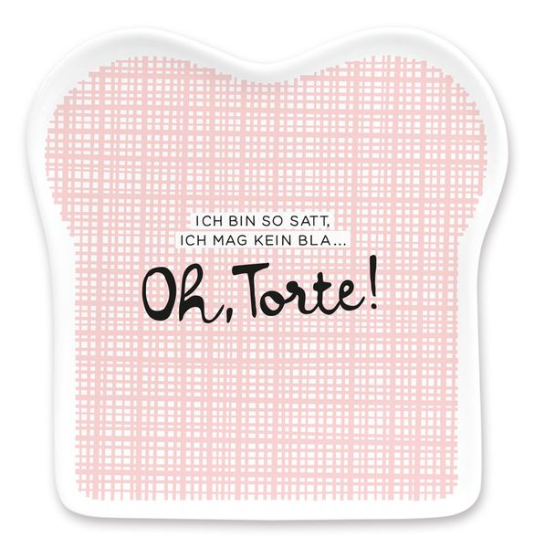 Produktbild: Toastteller Schreibkram Manufaktur Ich bin so satt