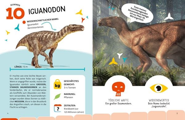 Produktbild: Top Ten die gef&auml;hrlichsten Dinosaurier