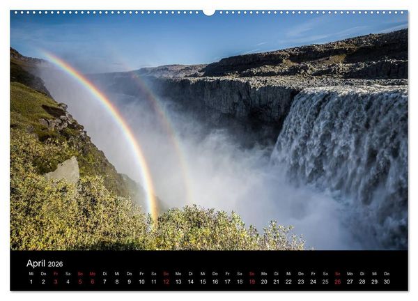 Produktbild: Island Impressionen von Armin Fuchs (Wandkalender 2026 DIN A2 quer), CALVENDO Monatskalender