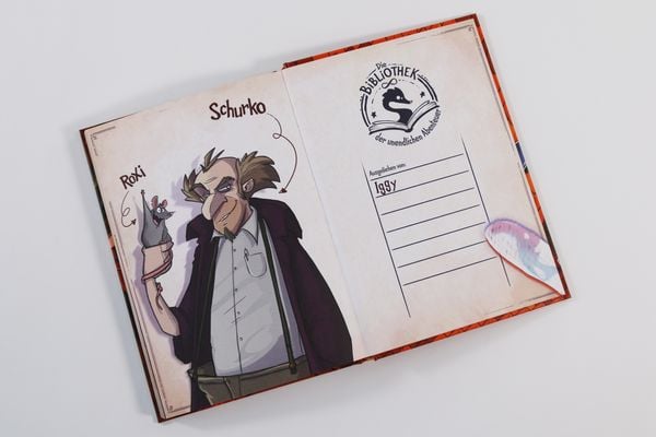 Produktbild: Die Bibliothek der unendlichen Abenteuer (Band 1) - Das gestohlene Drachenei