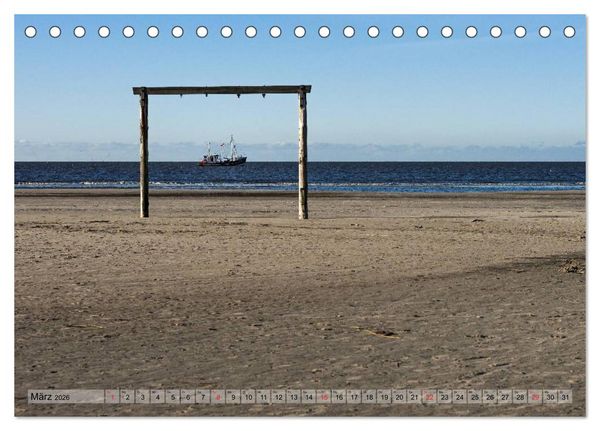 Produktbild: ST. PETER-ORDING PURistisch (Tischkalender 2026 DIN A5 quer), CALVENDO Monatskalender