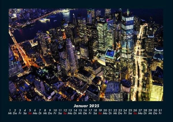 Produktbild: New York 2025 Fotokalender DIN A4