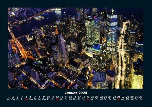 Produktbild: New York 2025 Fotokalender DIN A4