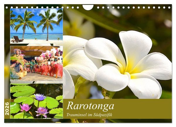 Produktbild: Rarotonga - Trauminsel im S&uuml;dpazifik. (Wandkalender 2026 DIN A4 quer), CALVENDO Monatskalender