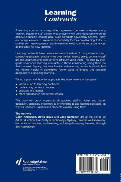 Produktbild: Learning Contracts